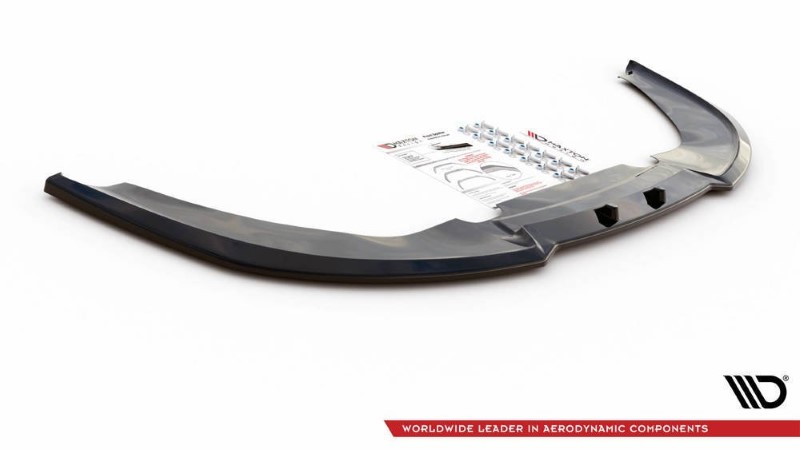 Voorspoiler Audi RS4 B7 V.2 Glanzend Zwart