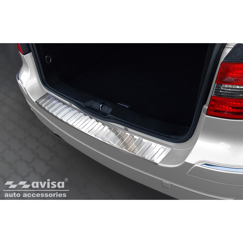 RVS Achterbumperprotector  Mercedes B-Klasse W245 2005-2008 'Ribs'