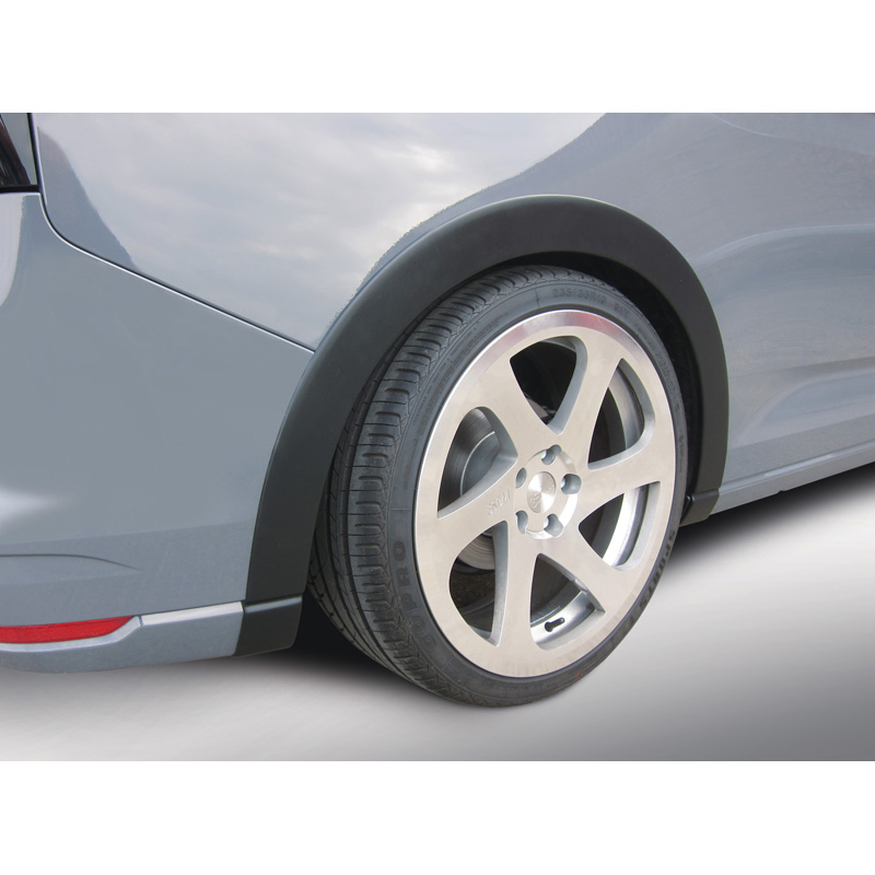 RGM Spatbordverbreders  Volkswagen Caddy V 2020- Korte wielbasis - dubbele schuifdeur - Zwart