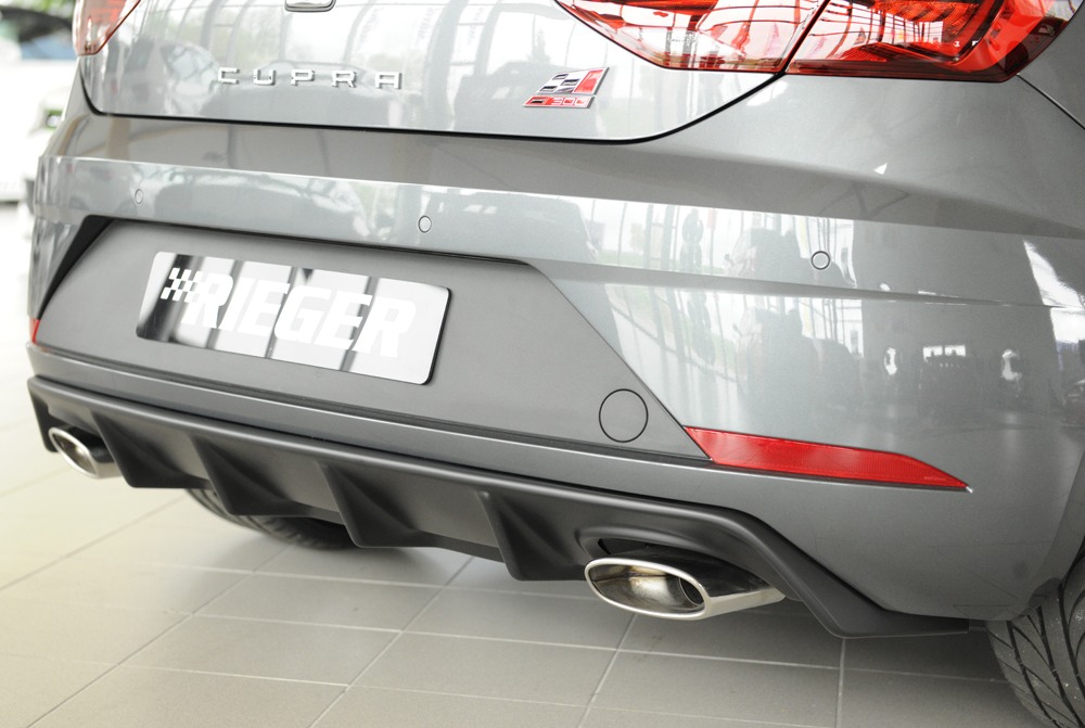 Achterbumper Diffusor Rieger Seat Leon Cupra 5F 17-..