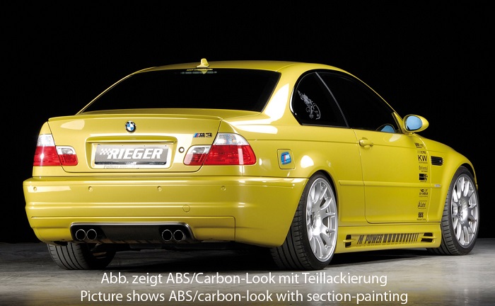 Achterinzet BMW E46 M3 Rieger
