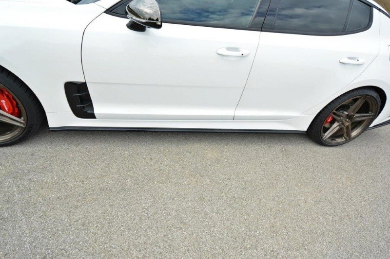 Zijskirts Diffusers KIA Stinger GT Glanzend Zwart