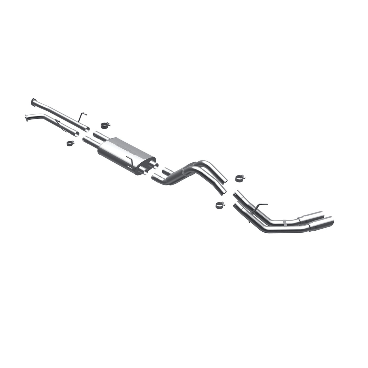 Toyota Cat-Back 07-08 Tundra 4.7 dual same Magnaflow Cat-Back