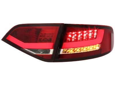 Achterlichten passend voor Audi A4 B8 07-11 Limousine Led Rood