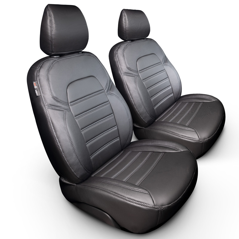 New York Design Kunstleder Stoelhoezenset 1+1  Fiat Doblo 2010-/Opel Combo -2018