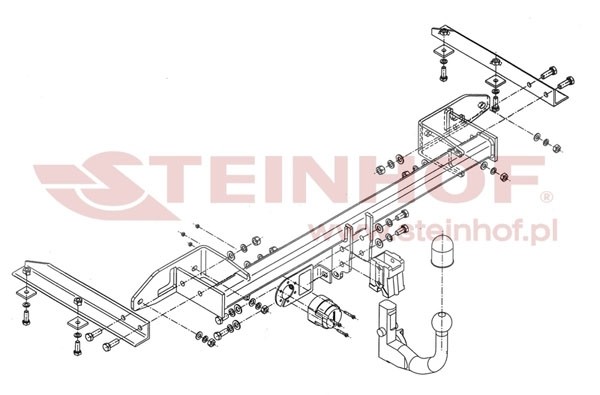 Trekhaak Opel Zafira Tourer (excl.CNG) (excl. Flex-Fix) 01/2012-