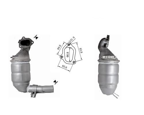 Fiat 500 1.3TD MJTD 1248 cc 55 Kw / 75 cv 169A1000 Magnaflow CAT