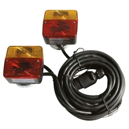 Achterlichtset magneet 12V 7p 7,5m