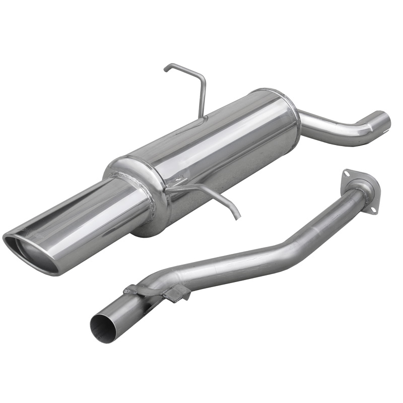 100% RVS Sportuitlaat  BMW 3-Serie E36 318 Ti Compact 1994-2001 120x80mm