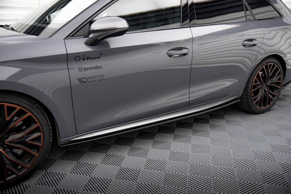 Zijskirts Cupra Leon Aero Pack Maxton Glans Zwart