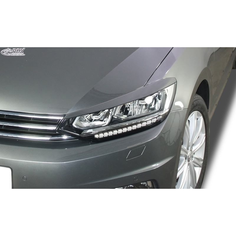 Koplampspoilers  Volkswagen Touran (5T) 2015- (LED) (ABS)
