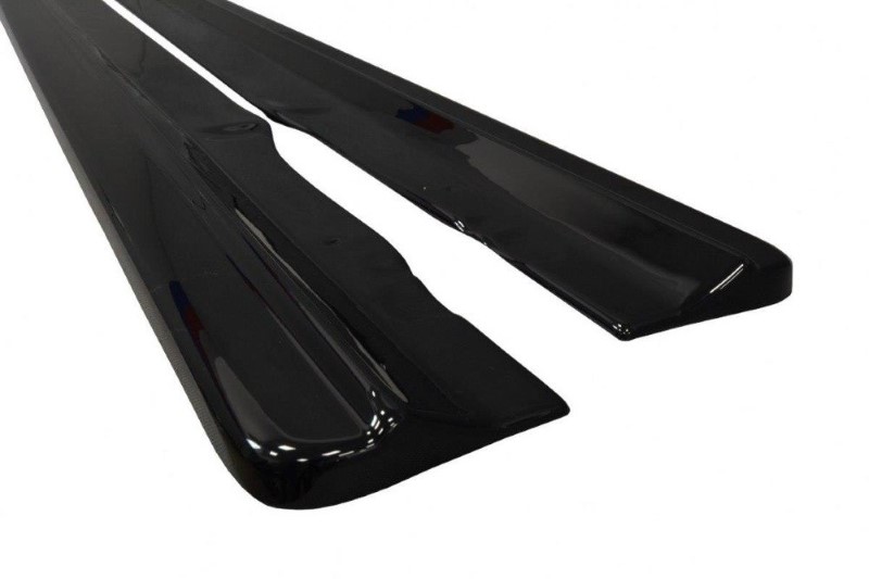 ZijSkirts Diffusers Audi A8 D4 Glanzend Zwart