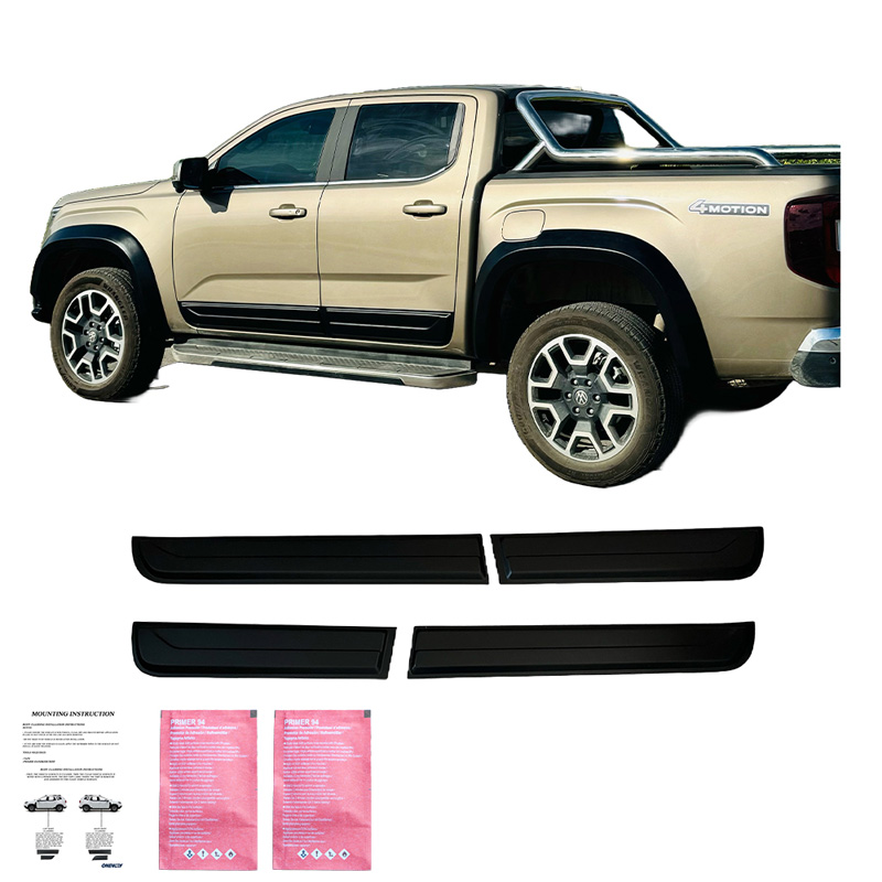 Deurpanelen  Volkswagen Amarok MK2 2022- - Matzwart