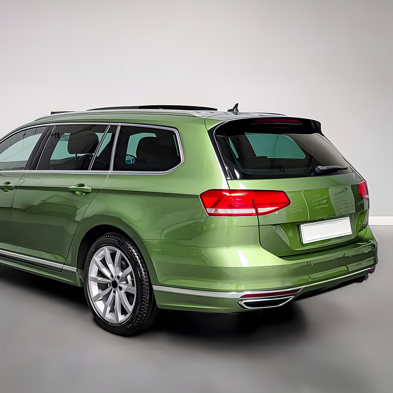 Dakspoiler  Volkswagen Passat 3G Variant 2014-2023 3-delig (ABS Glanzend zwart)
