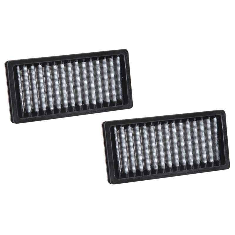 K&N interieurfilter (2 stuks)  Jeep Wrangler 2.8, 3.6, 3.8 2011-2017 (VF1010)
