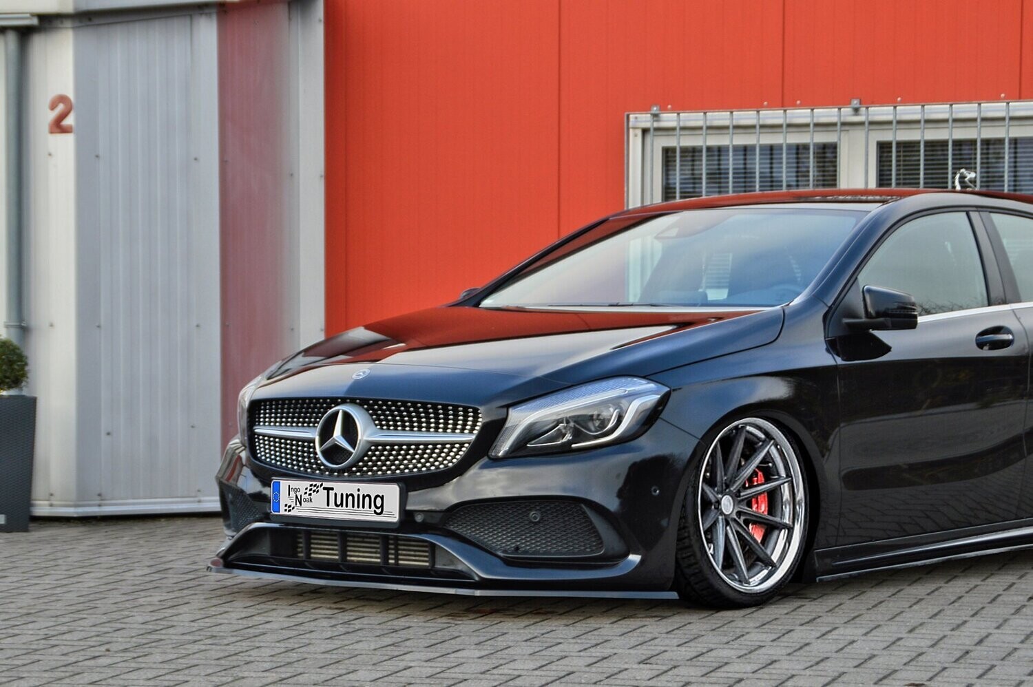 Voorspoilerlip Mercdes A W176 AMG-Line MOPF