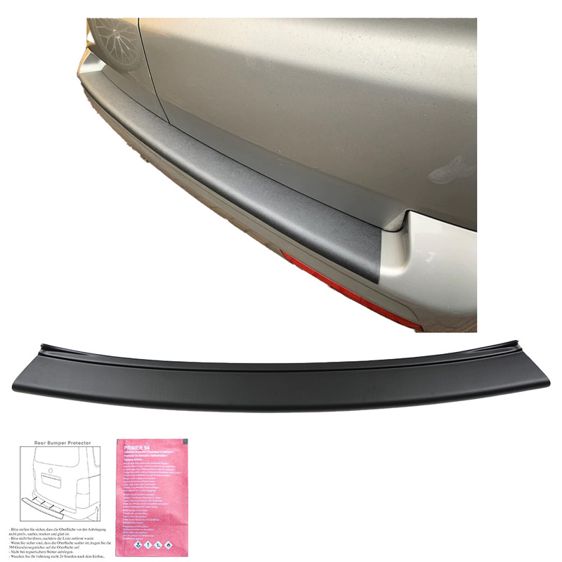 Achterbumper beschermlijst  Volkswagen Transporter T5.1 2010-2015 - Matzwart