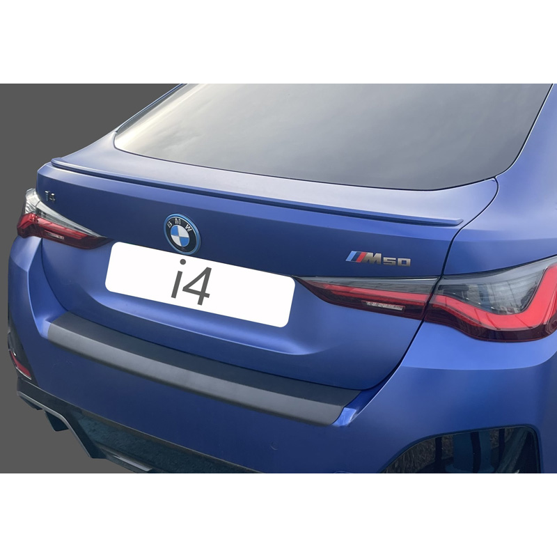ABS Achterbumper beschermlijst  BMW i4 (G26) 'M' / M-Sport 2021- Zwart