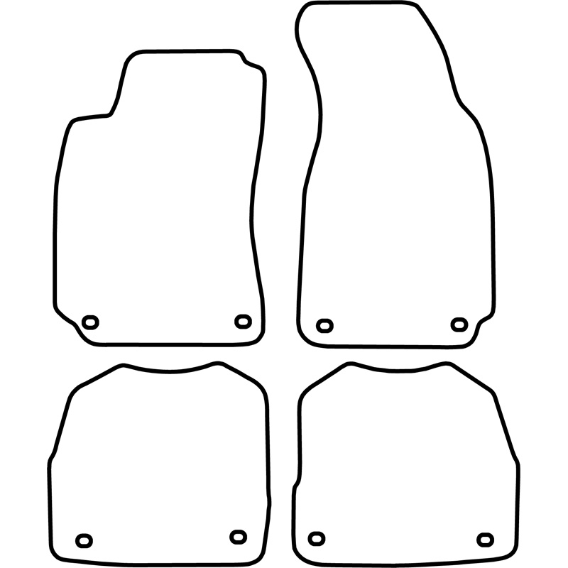 Automatten  Skoda SuperB 2002-2008