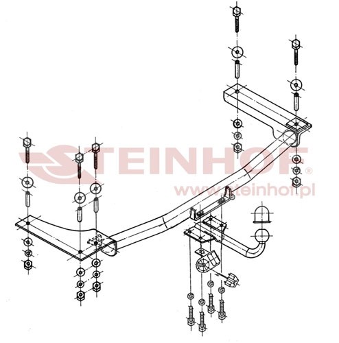 Trekhaak Opel Vectra B 4/5D 10/1995-08/1998
