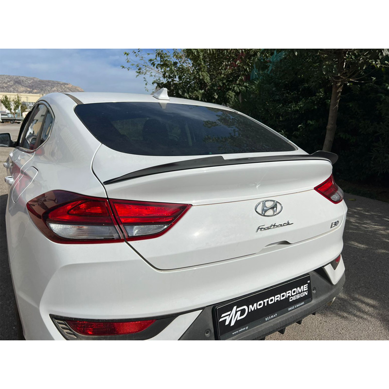 Achterspoilerlip  Hyundai i30 III Fastback incl. N-Line 2017- (ABS Glanzend zwart)