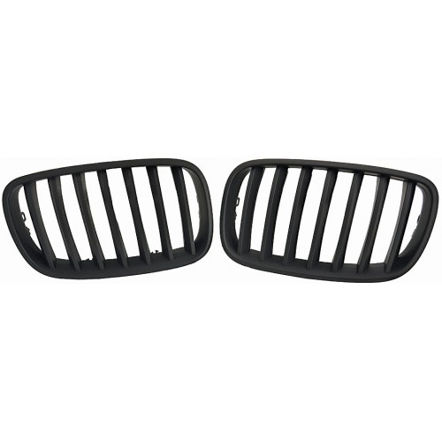 Grill BMW X6 Type E71/E72 bj. 2008- Zwart