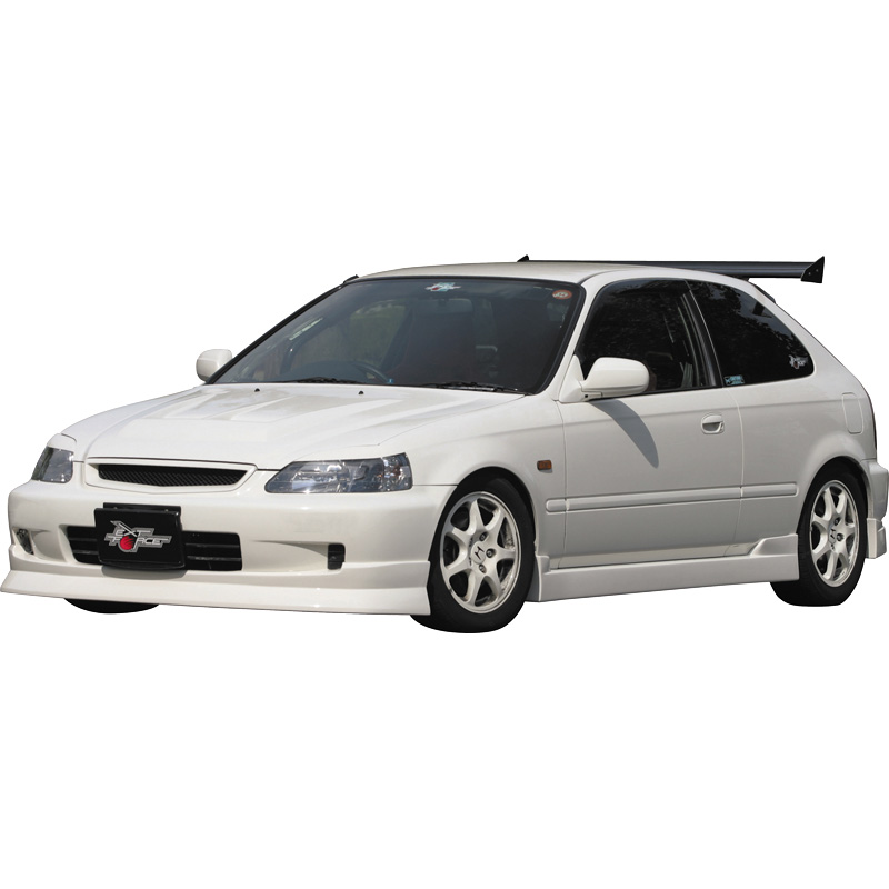 Chargespeed Sideskirts  Honda Civic EK 3-deurs 1996-2001 (FRP)