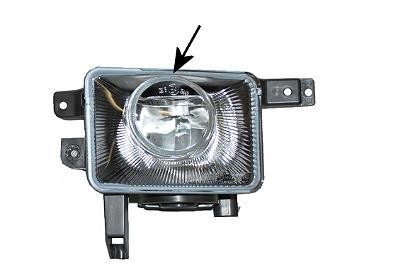 mistlamp, rechts,-06/2003 Opel Corsa C, 2000-2006