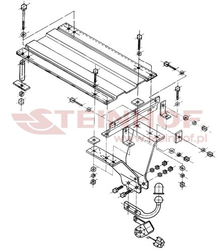 Trekhaak Opel Omega B 4D 03/1994-08/1999