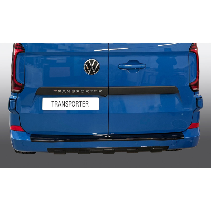 RGM Achterbumperskirt 'Skid-Plate'  Ford Transit Custom / Tourneo Custom (V710) 2023- & Volkswagen Transporter T7 2024- (ABS Glanzend Zwart)
