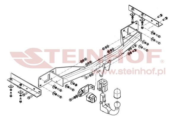Trekhaak Opel Meriva (excl. Flex-Fix) (excl. 1.3CDTi) 2010-....