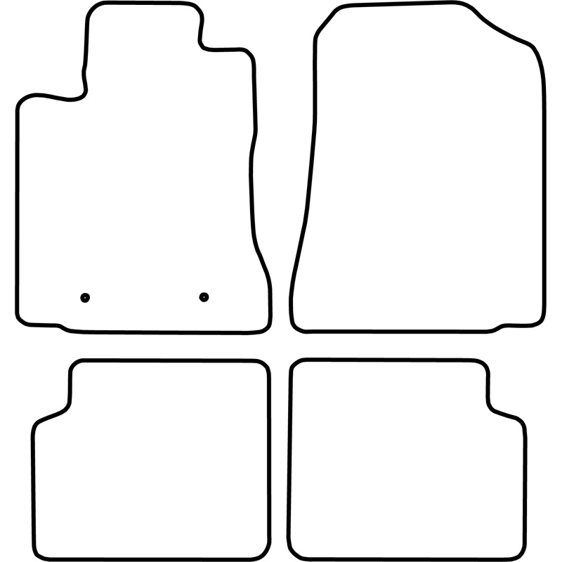 Automatten  Toyota Corolla 2004-2008 3/5 deurs