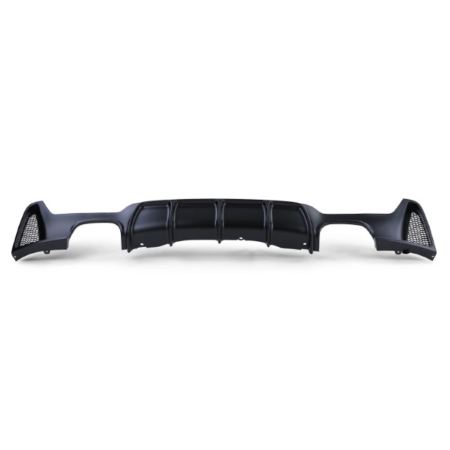 Diffusor BMW 4-serie F32 / F36 2013- Mat Zwart Look M-Pakket Duplex M4