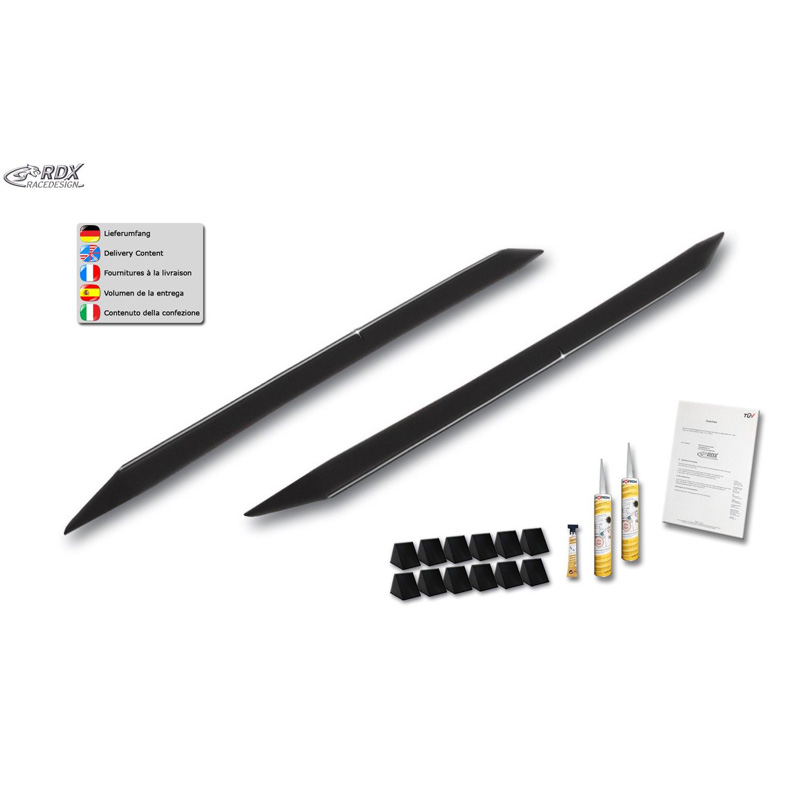 Sideskirts  Citroen C3 2002-2009 'Slim' (ABS)