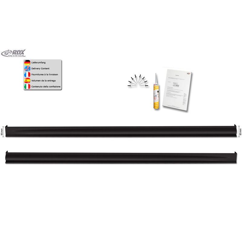 Sideskirts  Opel Corsa F 2019- 'Edition' (ABS)