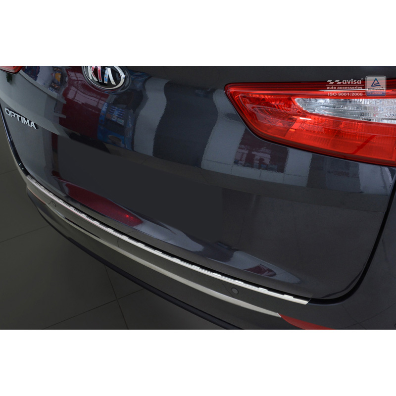 RVS Achterbumperprotector  Kia Optima Combi 2016- 'Ribs'