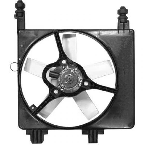 Radiator FAN COMPLEET FIESTA 96-02 -AC 1.0-1.4M-AC