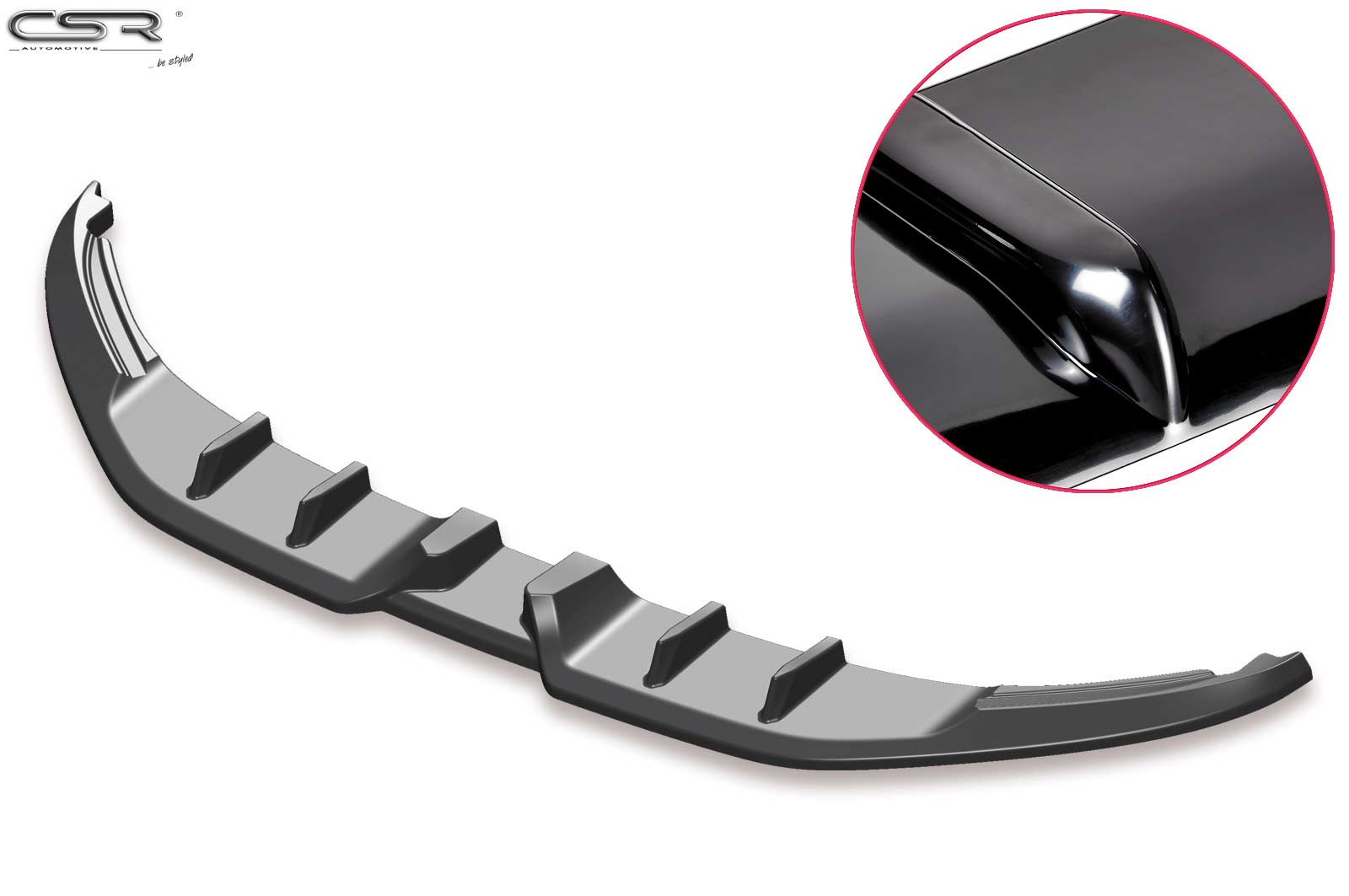 Voorspoiler VW Passat B8 Glans Zwart