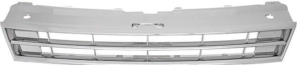 Embleemloze grill VW Polo 6R 09-14 chroom