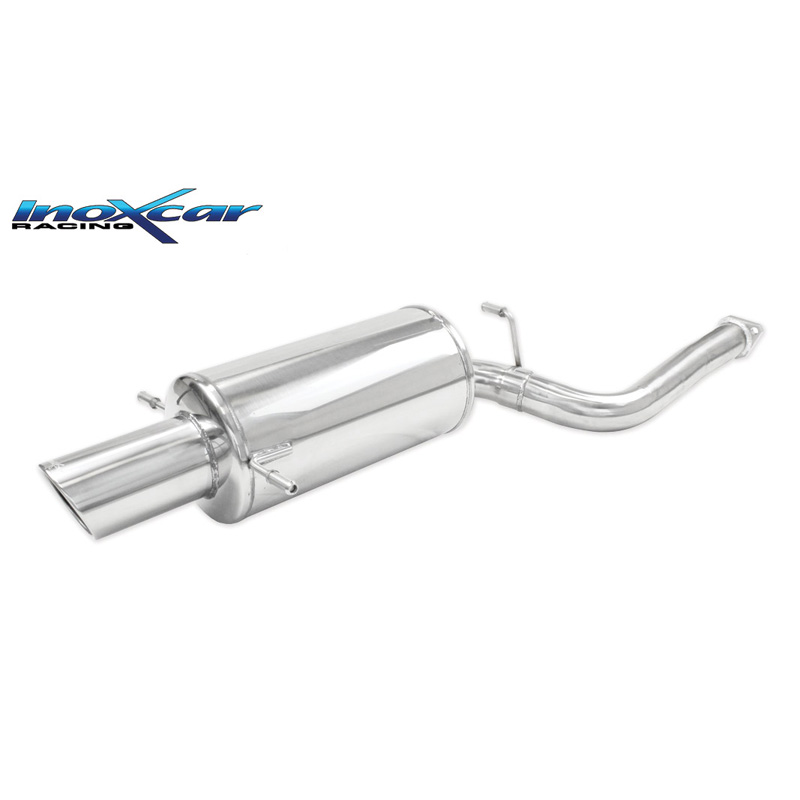 100% RVS Sportuitlaat  Subaru Impreza 4WD 2.0 -Turbo -2000 1x100mm X-Race