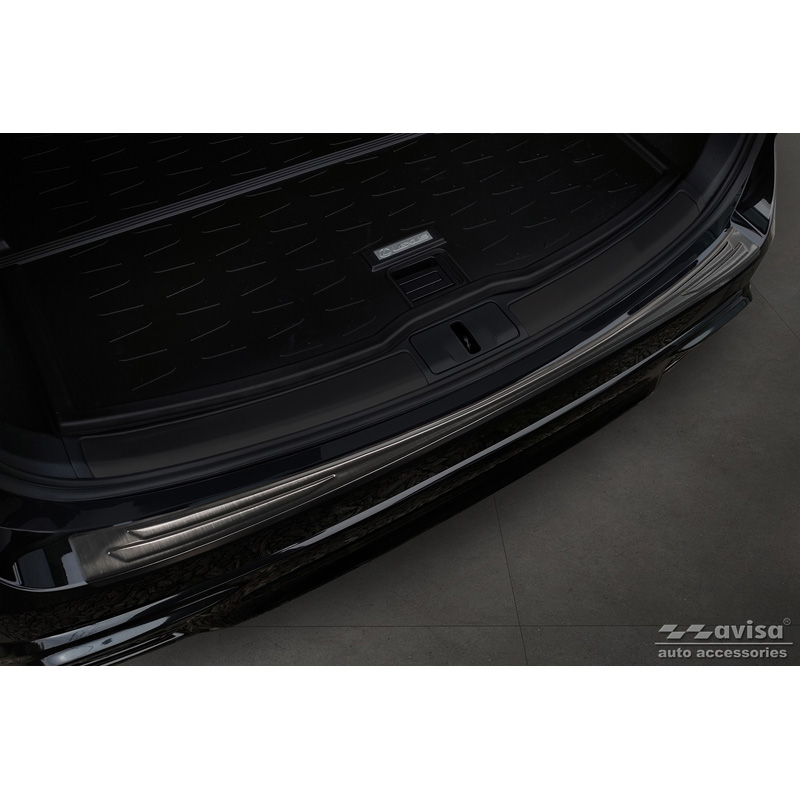 Zwart RVS Achterbumperprotector  Lexus RX V 2022-