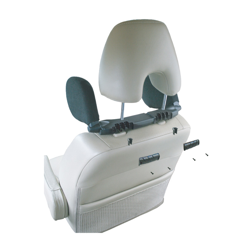 Comfortline Universele Instelbare Reis-Hoofdsteun - Zwart