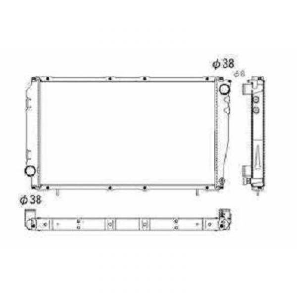 Radiator SUBARU IMPREZA 93-01 670x390 2.0 GT TURBO
