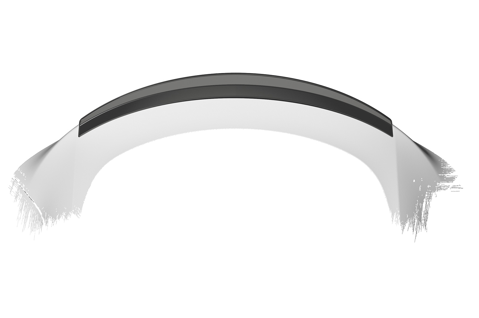 Spoiler Tesla Model Y CSR glans Zwart
