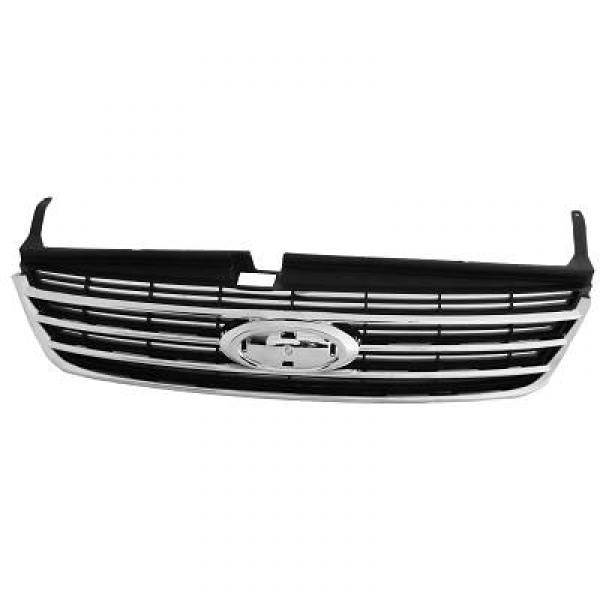 Radiator Grill MONDEO 07-10 ZWART/Chroom