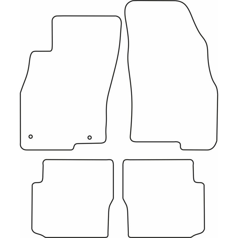 Automatten  Fiat Punto Evo (5 deurs) 2009-2014