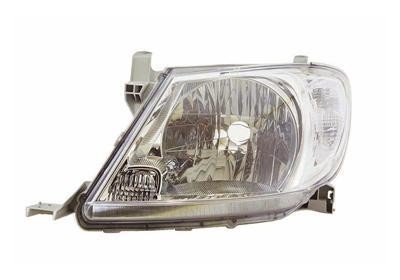 koplamp, H4, elektr verstelb, links, 10/2008-Toyota Hi-lux, 2005