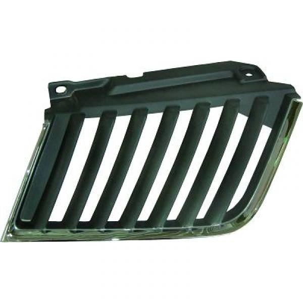 Radiator Grill links L200 06->> Chroom/ZWART