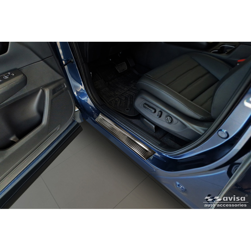 Zwart RVS Instaplijsten  Honda CR-V VI (RS_) 2023- - 'Lines' - 4-delig