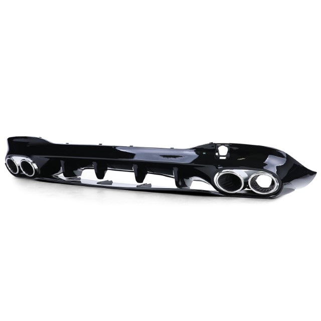 Diffuser Mercedes CLA C118 glans zwart met Sierstukken